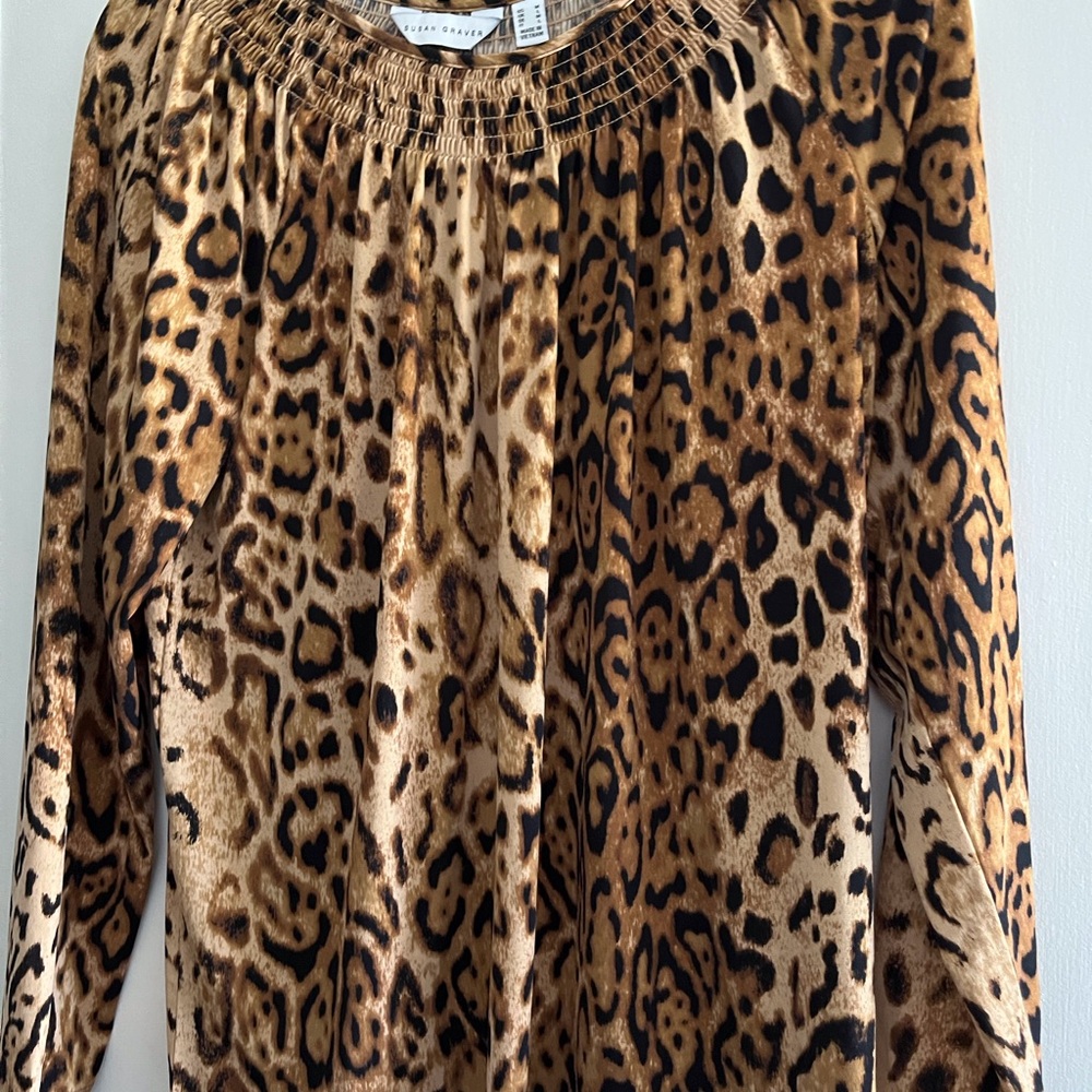 Leopard Print Women's Top